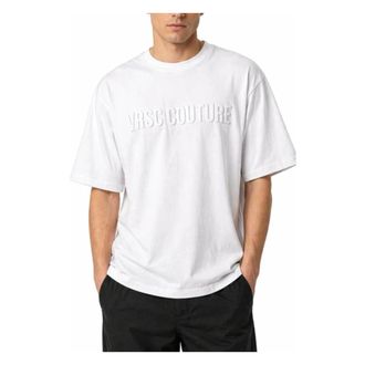 Versace Heren, Tops, Wit, Maat: 2XL Katoen