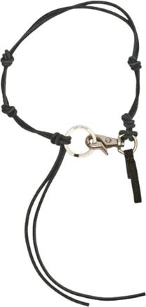 Our Legacy Zwarte Ladon Leren Sleutelhanger - Heren - Sleutelhangers & Tashangers - Zwart - ONE Size - Leer - Accessoires