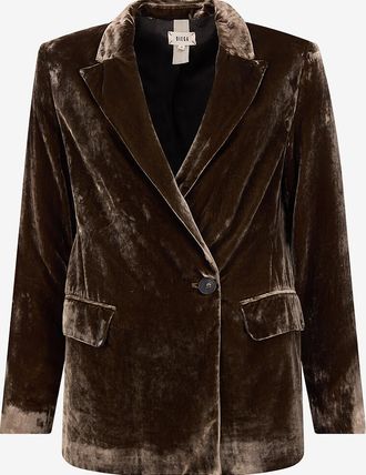 DIEGA Einreihiger Samtsacko Viaregio