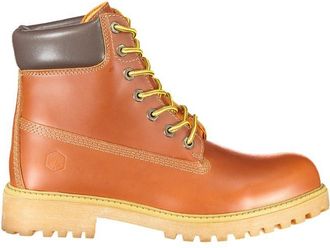Lumberjack Brown Leather Mens Mens Sneaker