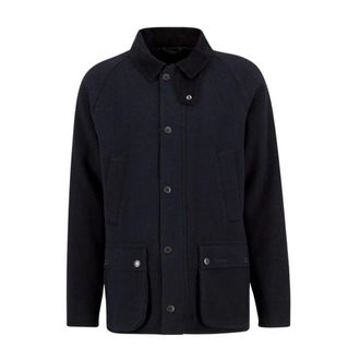 Barbour Light Jackets, male, Blue, M, Bedale Wool Jacket
