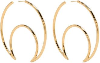 Marine Serre Moon Hoop Earrings