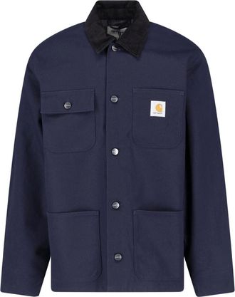 Carhartt Work in Progress Blue OG Michigan Cotton Canvas Jacket
