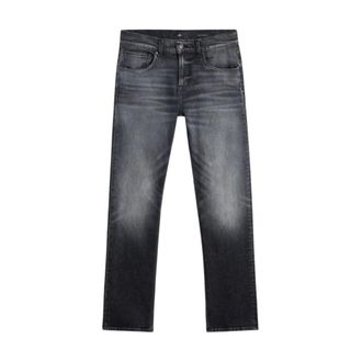 7 For All Mankind The Straight 32 Luxe Vintage - Heren - Jeans - Zwart - Maat: W33 Denim