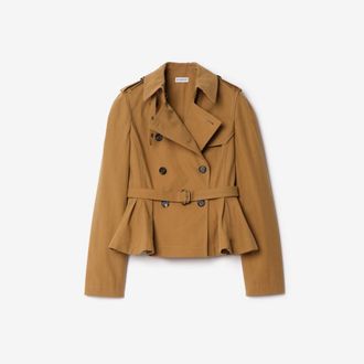Burberry Cotton Isabella Trench Jacket