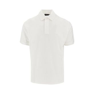 Emporio Armani Eagle embroidery jersey polo shirt Man XXL
