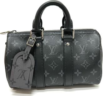 Louis Vuitton Black Monogram Eclipse Shoulder Bag (Pre-Owned)