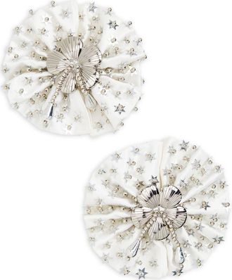 Chopova Lowena Belle Set of 2 Barrettes in White at Nordstrom