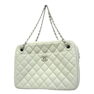 Chanel Pre-owned Shoulder Bags, female, Green, Size: ONE SIZE Pre-owned Vintage Shoulder Bag
