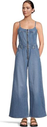 Levi's Bustier Jumpsuit Womens Casual Pants Vintage Vibe : SM, Cotton/Denim