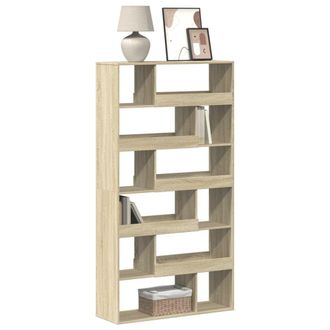 Berkfield Home Bookcase Sonoma Oak 100x33x187.5 cm Engineered Wood in Brown
