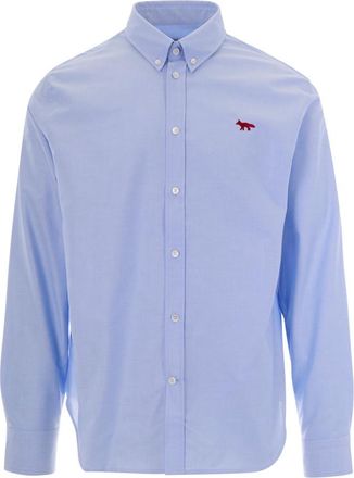 Maison Kitsun&eacute; Sky Blue Relaxed Shirt