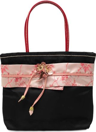 Prada Pre-owned Prada Tessuto Kimono Obi Handbag P1KM62M6FIZESUB5