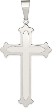 Diamond2Deal Sterling Silver Polished Cross Pendant