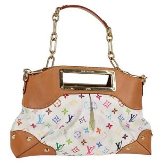 Louis Vuitton Tweedehands Canvas Louis Vuitton tassen - Dames - Pre-owned - Wit - Maat: ONE Size Leer