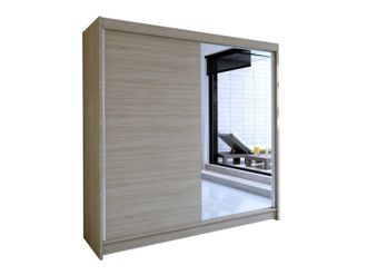 Mirjan24 Armario Closico Cavaris I, Roble Sonoma, 215x180x58cm, Puertas De Armario: Correderas, N&uacute;mero De Estantes: 5