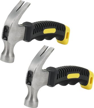 OEM Paquete De 2 Mini Martillos De Garra, Martillos De Garra Peque&ntilde;os De 16 Cm, Martillos De Garra Peque&ntilde;os Que Se Pueden Usar En Interiores Y Exteriores