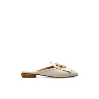 Ferragamo Sibilly leren muiltjes - Dames - Slip ons - Beige - 36 1/2 EU - Leer - Schoenen