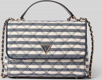 Guess Handtasche mit Label-Applikation Modell GIULLY II in Dunkelblau, Gr&ouml;&szlig;e 1