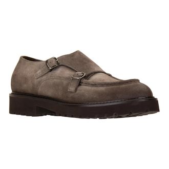 Doucal's Double-Buckle Shoe - Heren - Nette schoenen - Bruin - 42 EU - Su&egrave;de - Schoenen