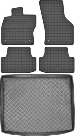 OEM Juego De Alfombrillas De Goma Para Coche Y Maletero Para Seat Ateca Suv A Partir De 2016