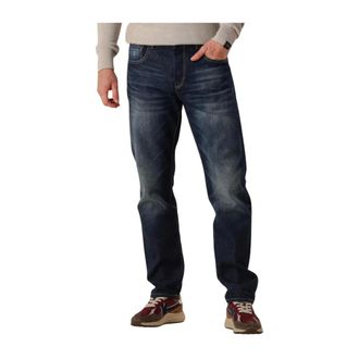 Butcher of Blue Jeans, Heren, Blauw, W36 L32, Denim, Heren Straight Leg Jeans voor herfst/winter