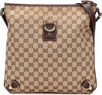 Gucci Pre-owned Gucci GG Canvas Abbey D Ring Crossbody Unisex 0UOQUOF9S6NB8Q0I