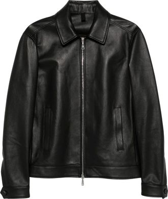 Tagliatore Leather Jackets, male, Black, Size: L Jaxon Jacket