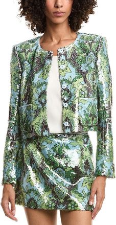 Cinq à Sept Sequin Damask Aspen Jacket