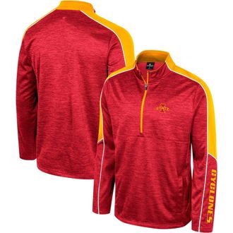 Colosseum Mens Colosseum Cardinal Iowa State Cyclones Marled Half-Zip Jacket at Nordstrom, Size Medium