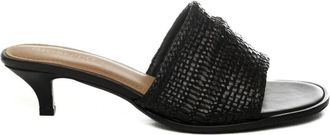 Gioseppo Schoenen, Dames, Zwart, 37 EU, Leer, Balkan Heeled Mules