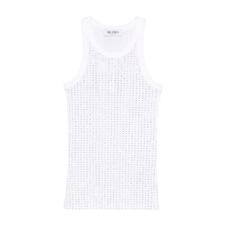 The Attico T-shirts and Polos - female - The Attico - Sleeveless Tops - White - XS - Tops