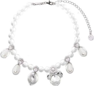 Yvmin Deconstructed Grape Bear Short Necklace Brass 18K Gold Plated