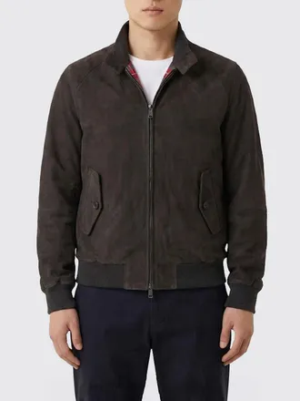Baracuta Suede Bomber Jacket
