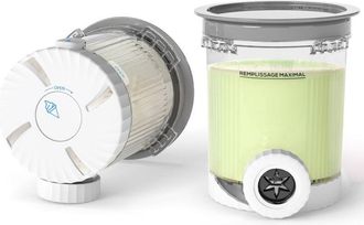 OEM Recipientes Compatibles Con Ninja Swirl: Juego De 2 Recipientes De Un Cuarto De Gal&oacute;n Y Tapa Para Heladeras Ninja Nc700 Y Nc701 - Sin Bpa - Apto Para 