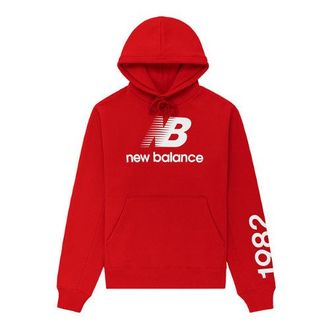 New Balance Mens Made in USA Heritage Hoodie in Red Cotton, size Medium