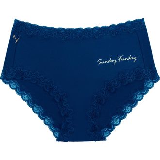 Uwila Warrior Soft Silk Days Of The Week Briefs in Estate Blue at Nordstrom, Size Xx-Small
