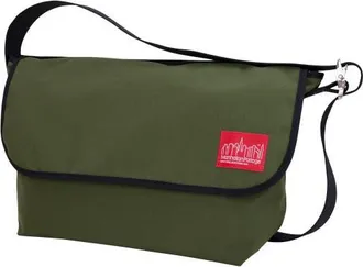 Manhattan Portage Vintage Messenger Bag in Olive at Nordstrom, Size Large