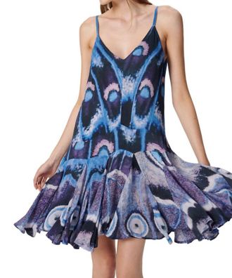 Chufy Iris Mini Dress In Petal Skin