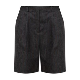 Jil Sander Short Shorts, female, Gray, Size: XL Wool Shorts