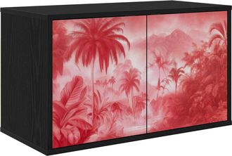vidaXL Mueble De Tv Montado En La Pared Aachen 69 X 33 X 40 Cm Vidaxl