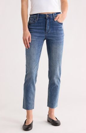 Kut from the Kloth Rena High Waist Straight Leg Jeans in Maple at Nordstrom Rack, Size 12