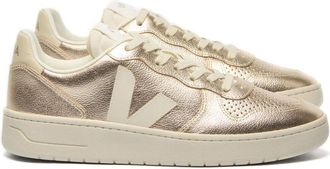 Veja V-10 Prime Leather - Dames - Sneakers - Grijs - 38 1/2 EU - Katoen - Schoenen