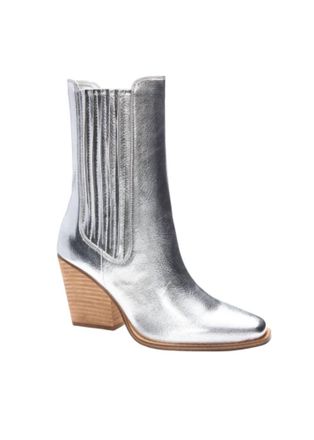 Chinese Laundry Womens Cali Bootie In Silver