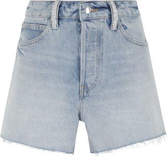Alexander Wang Denim Shorts - Dames - Denim shorts - Blauw - W24 - Denim - Korte Broeken