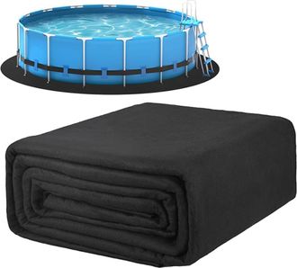 OEM Alfombrilla Protectora De Fieltro Grueso Para Piscinas Elevadas, 3,7 M, Negra