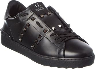 Valentino Rockstud Untitled Leather Sneaker