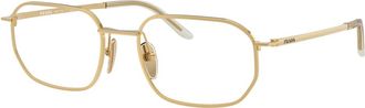 Prada Glasses, unisex, Yellow, Size: 54 MM D51V Optical Frame