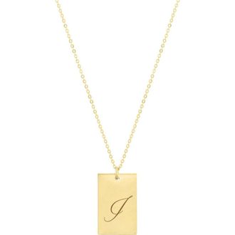 Set & Stones Stella Initial Necklace in Gold /I at Nordstrom