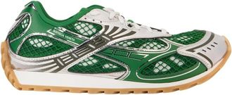 Bottega Veneta Orbit Sneaker - Heren - Sneakers - Groen - 41 EU - Polyester - Schoenen